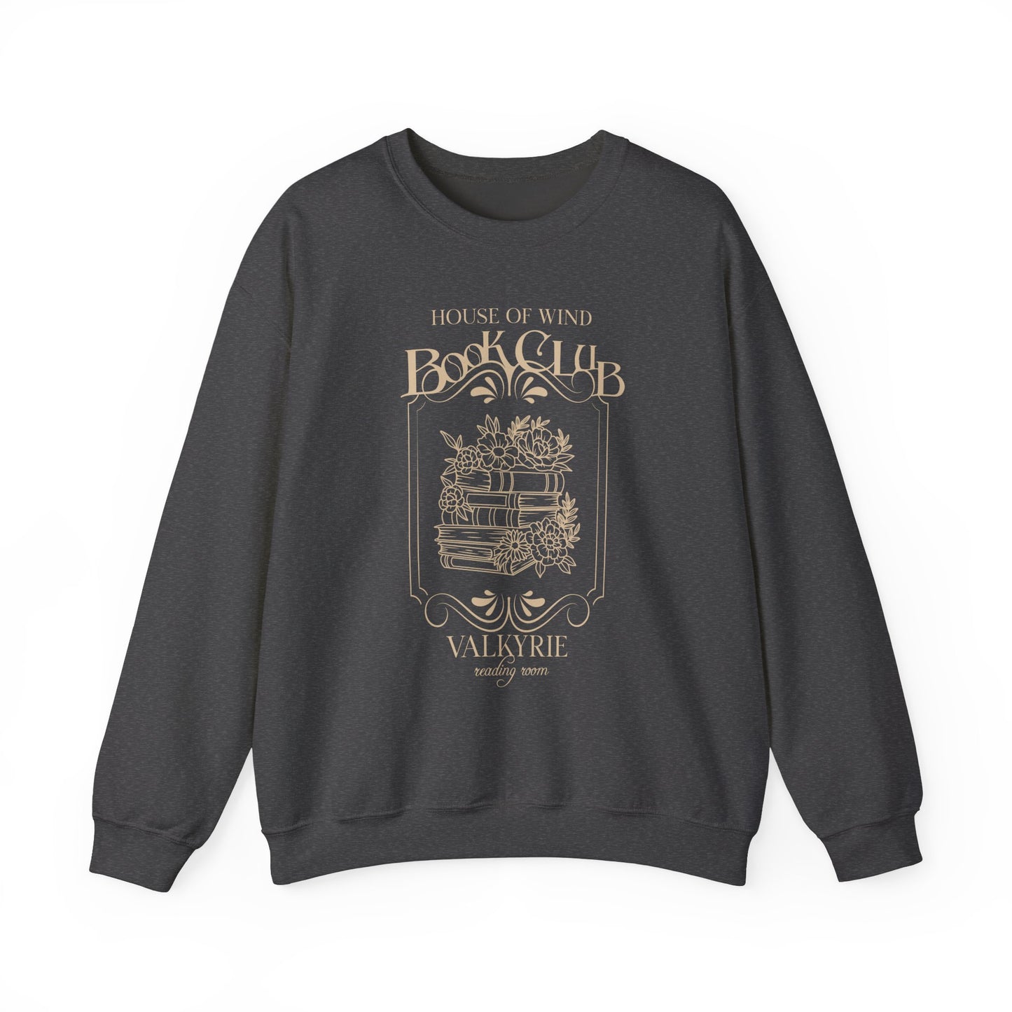 House of Wind Book Club Valkyrie Reading Room Heavy Blend™ Crewneck Sweatshirt
