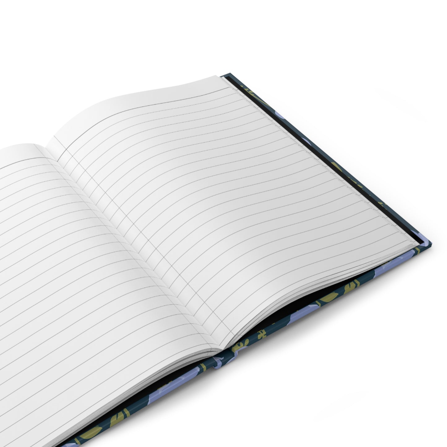 Blue Poppy Hardcover Matte Journal