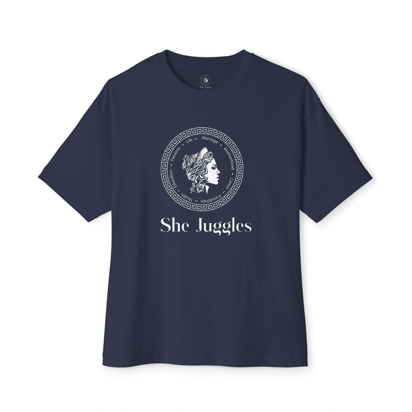 She Juggles Oversized Boxy Tee