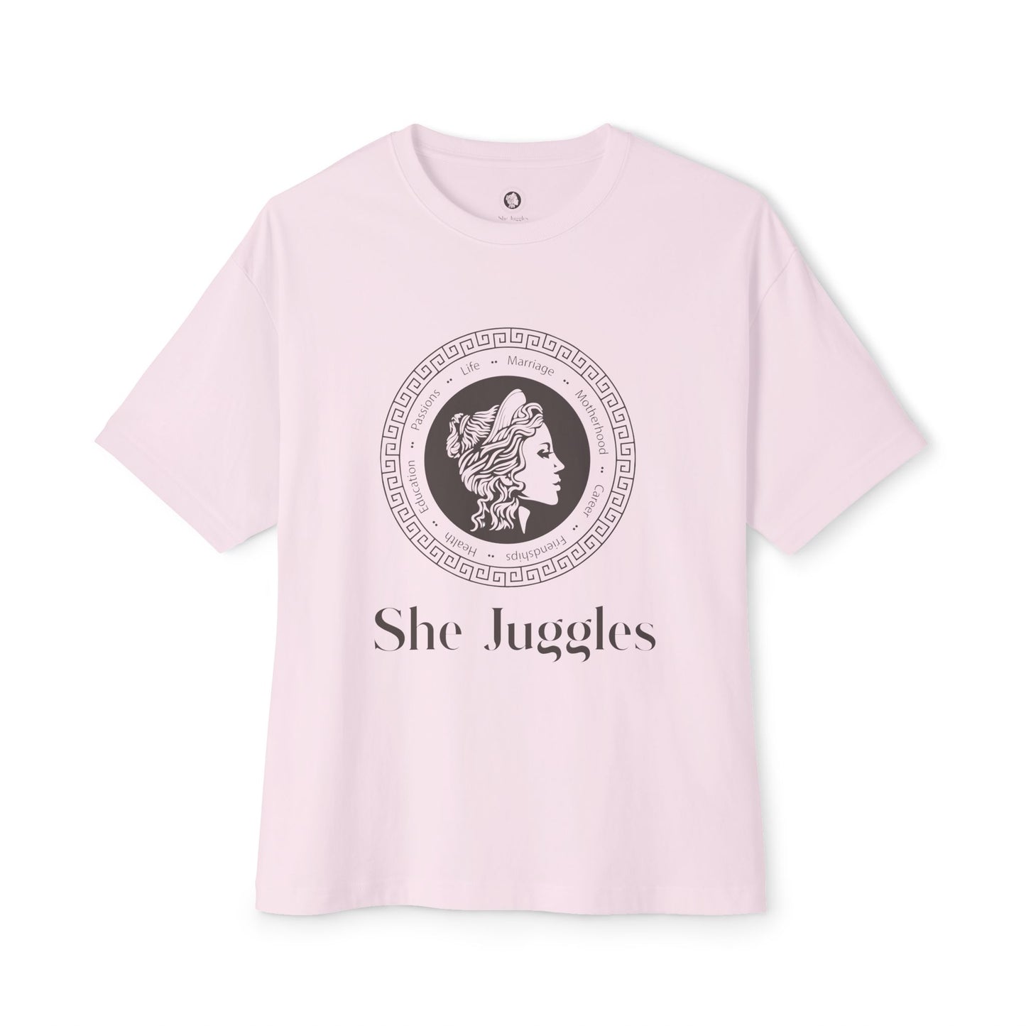 She Juggles Oversized Boxy Tee