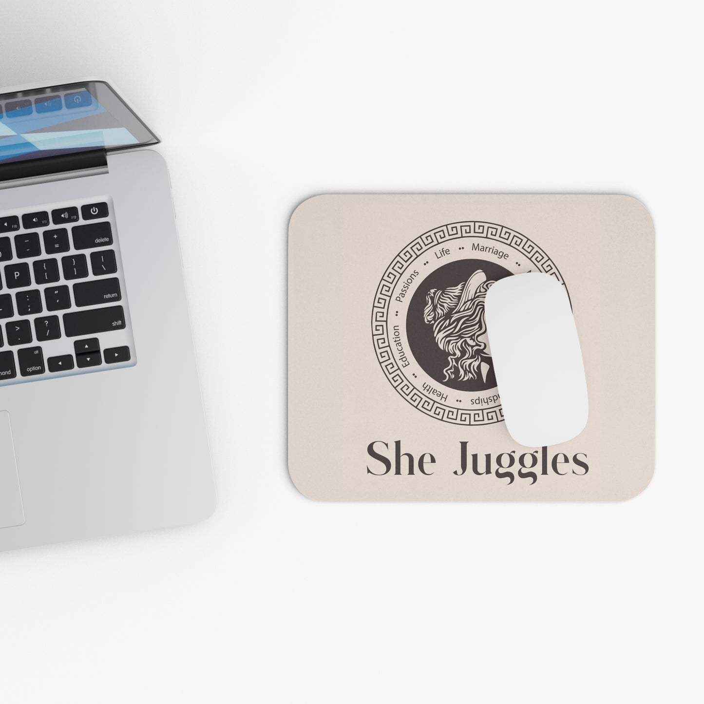 She Juggles Mouse Pad