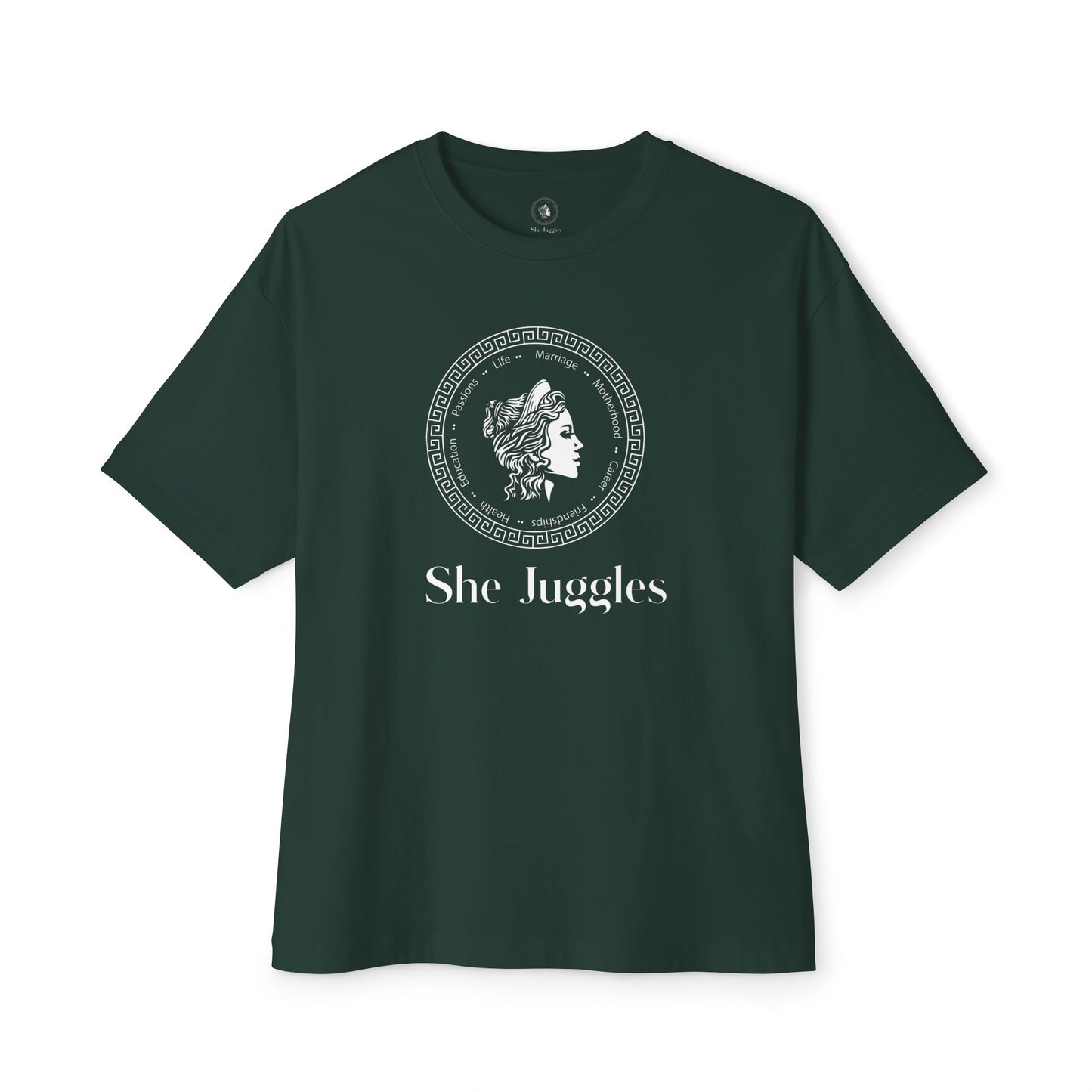 She Juggles Oversized Boxy Tee