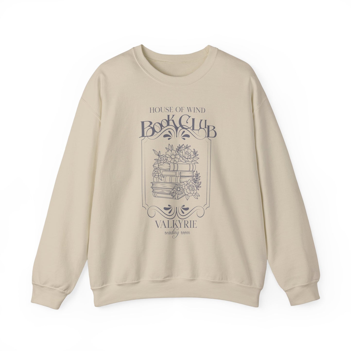 House of Wind Book Club Valkyrie Reading Room Heavy Blend™ Crewneck Sweatshirt
