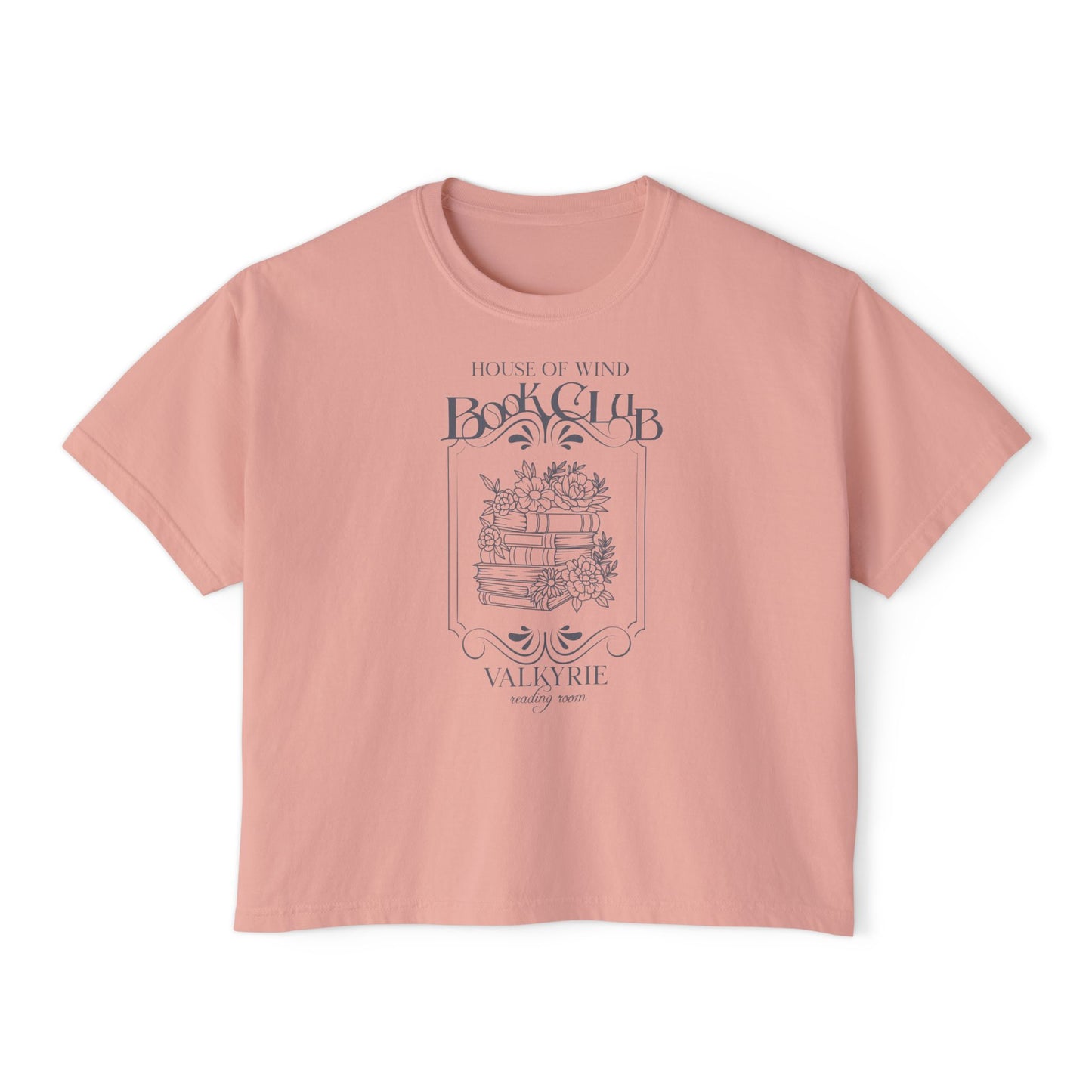 House of Wind Book Club Women's Boxy Crop T-Shirt