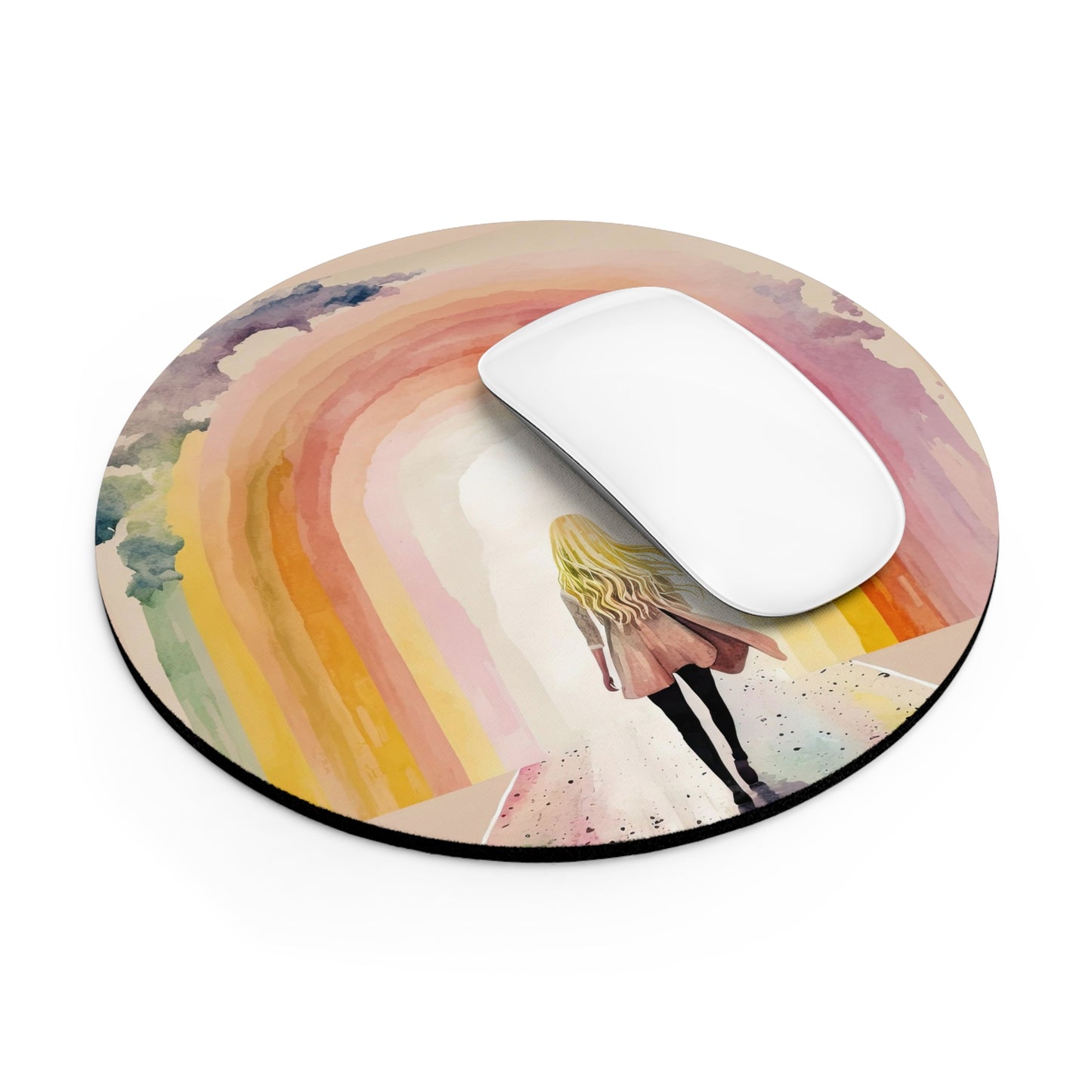 Rainbow Chaser Mouse Pad