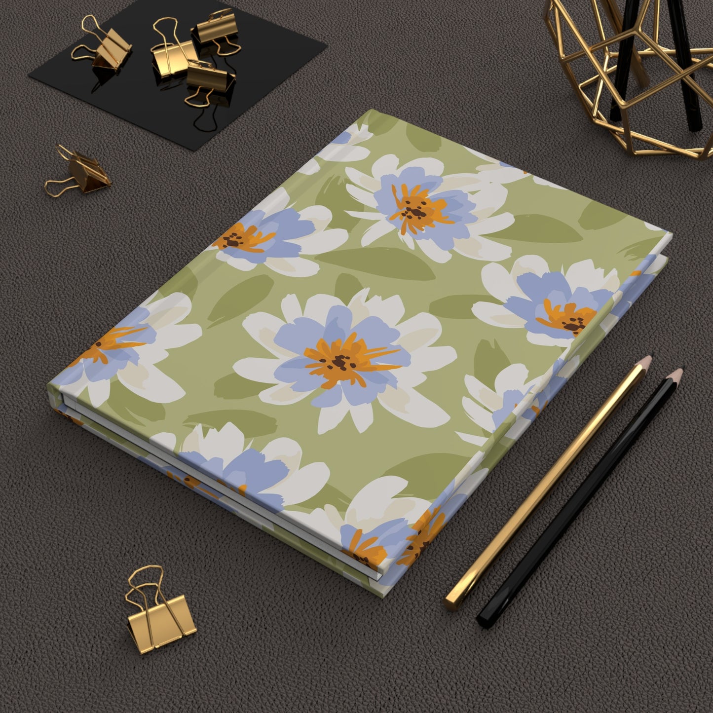 Spring Floral Hardcover Journal