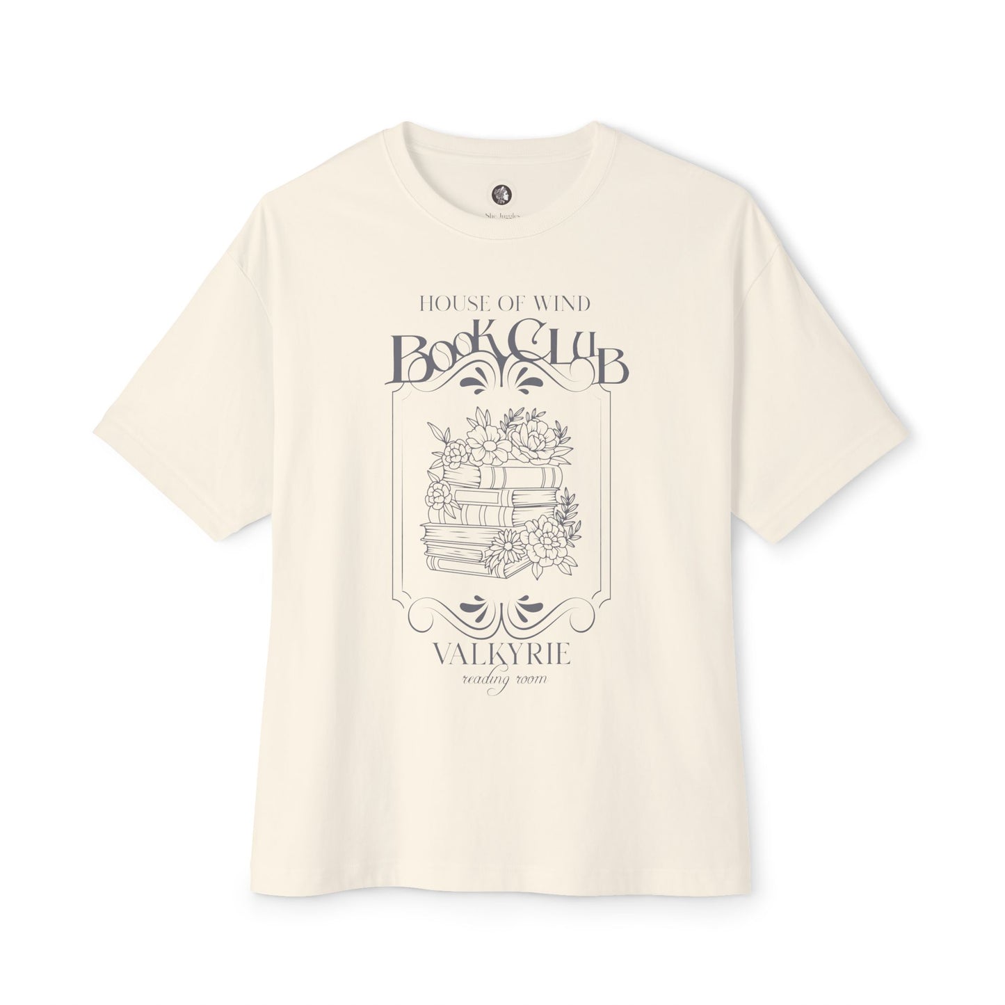 Women's House of Wind Book Club Oversized Boxy T-Shirt