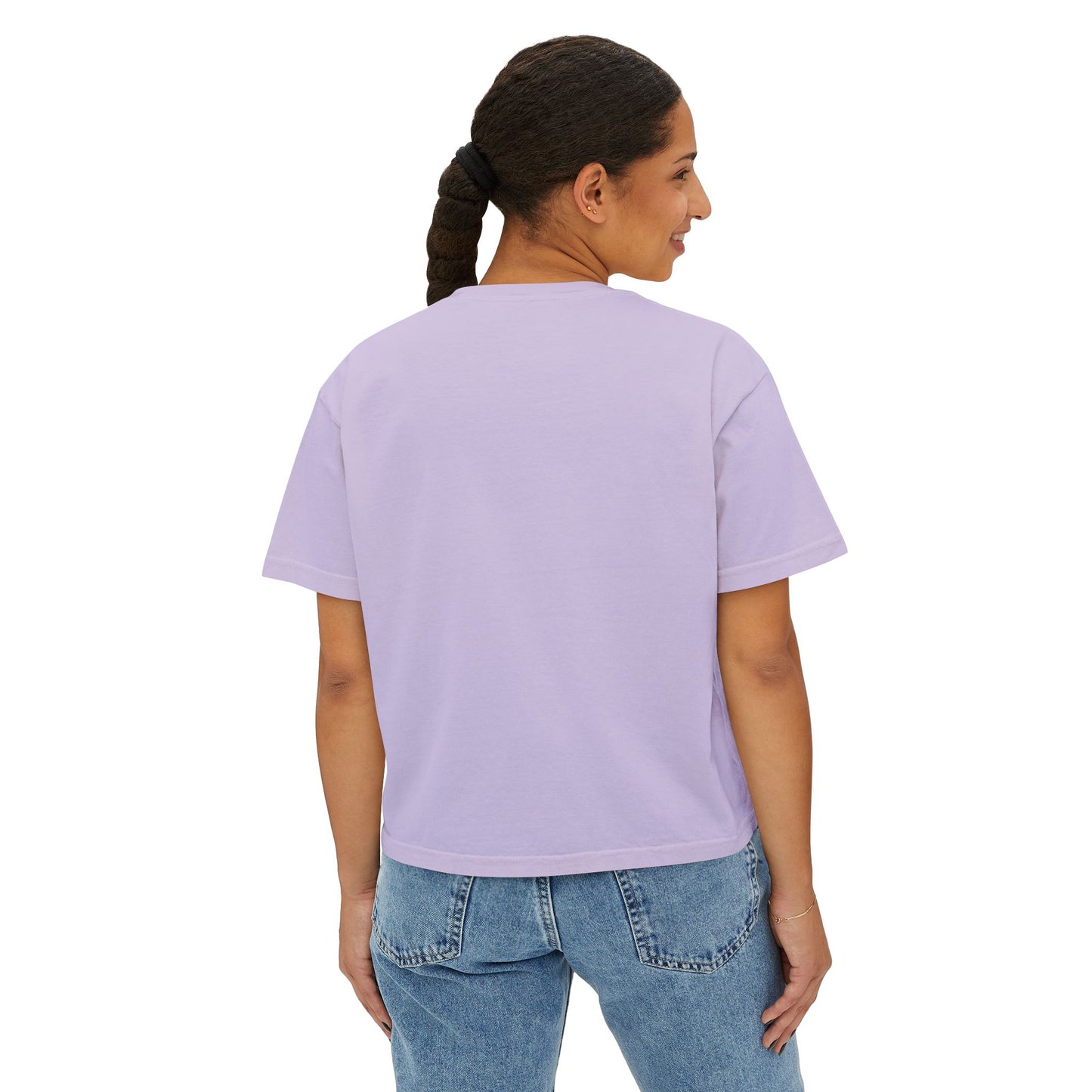 She Juggles Cropped Boxy Tee