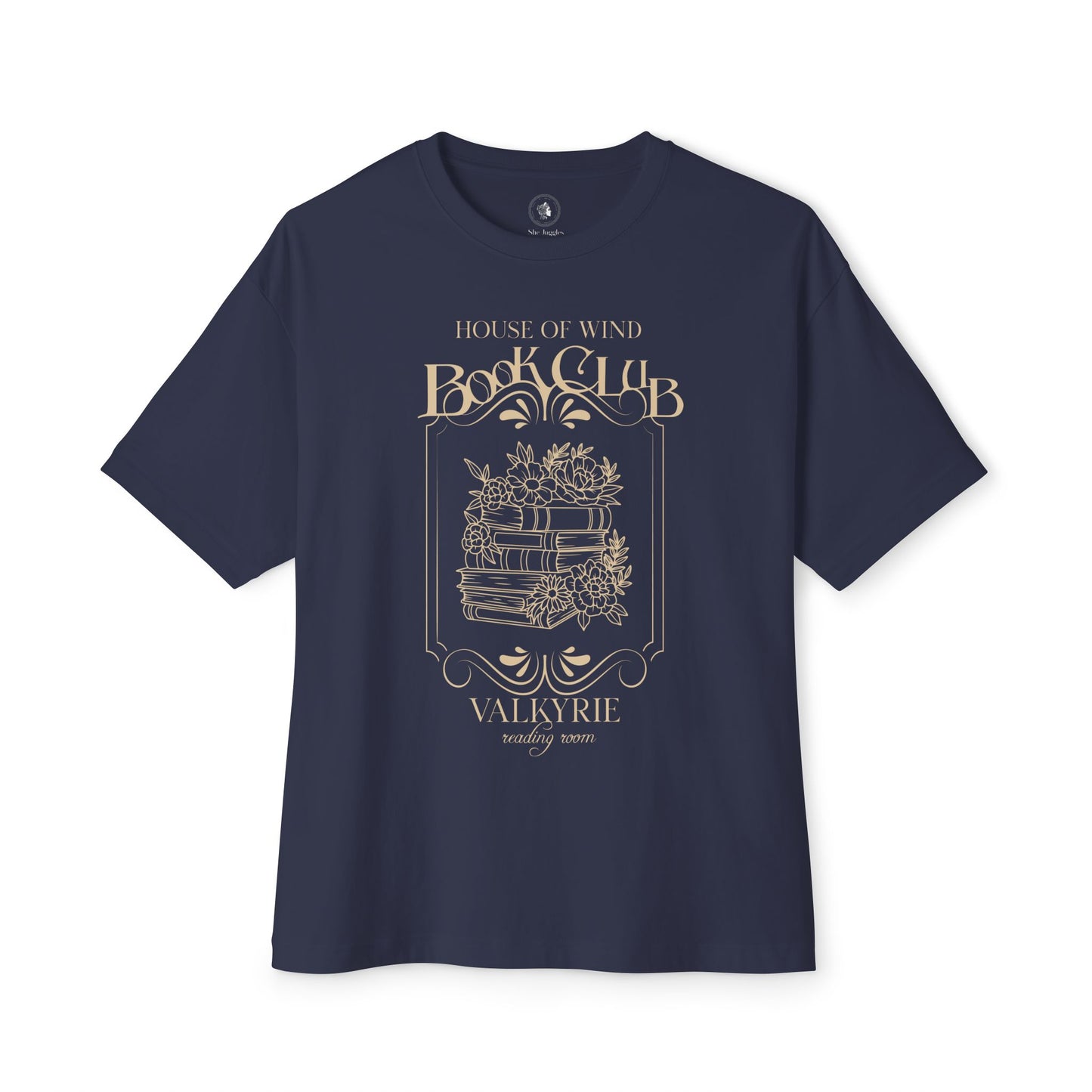Women's House of Wind Book Club Oversized Boxy T-Shirt