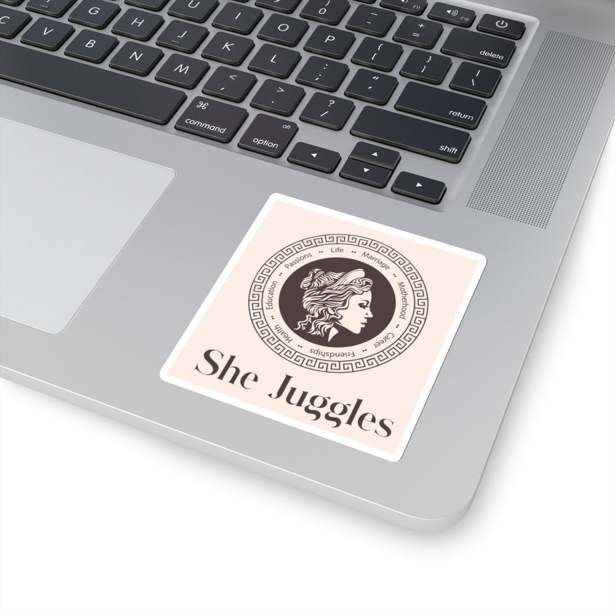 She Juggles Sticker