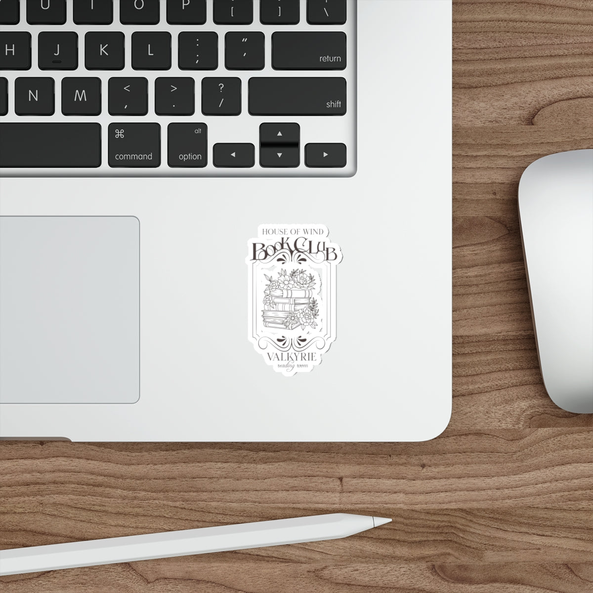 House of Wind Book Club Valkyrie Reading Room Die-Cut Sticker