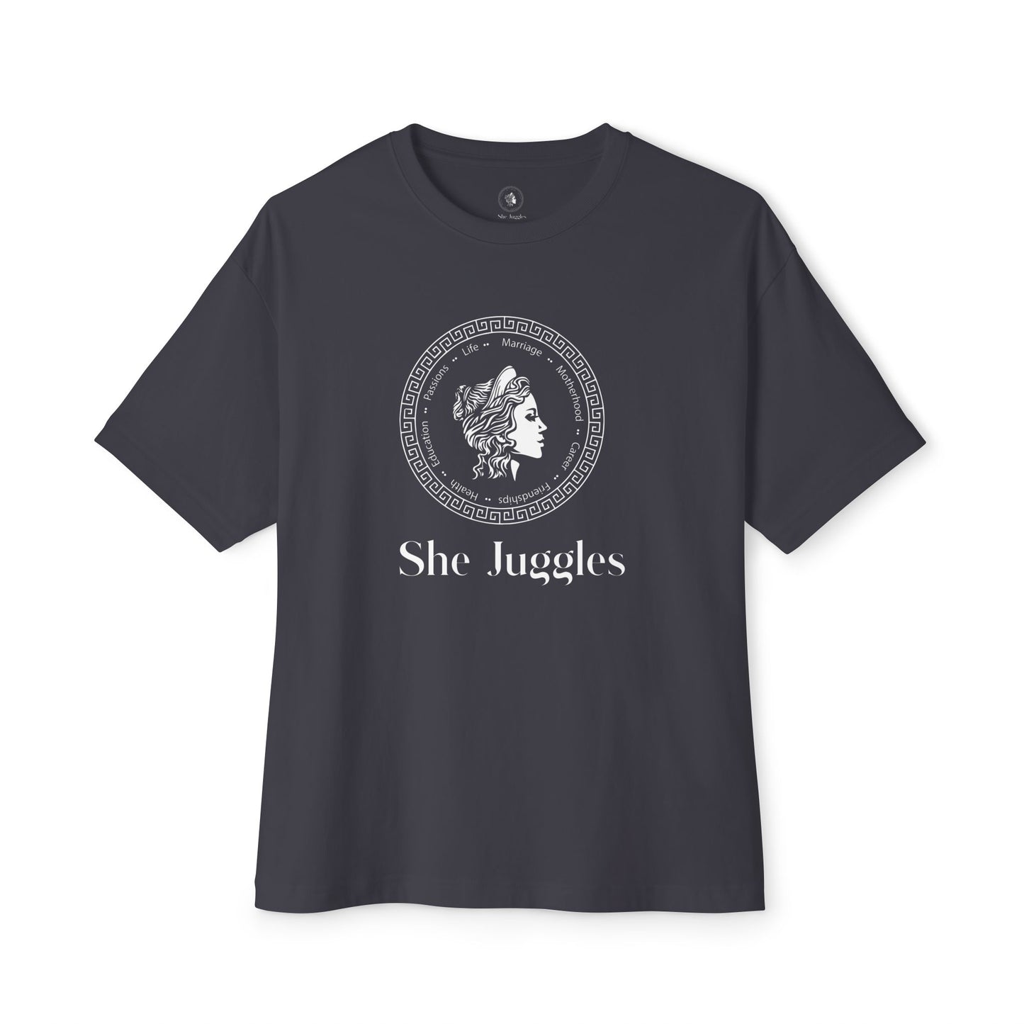She Juggles Oversized Boxy Tee