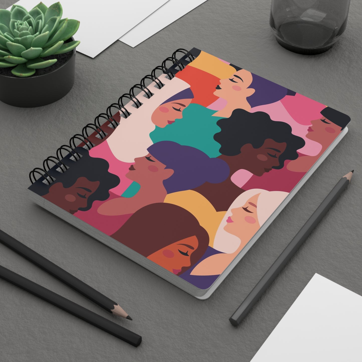She Juggles Girl Power Spiral Notebook