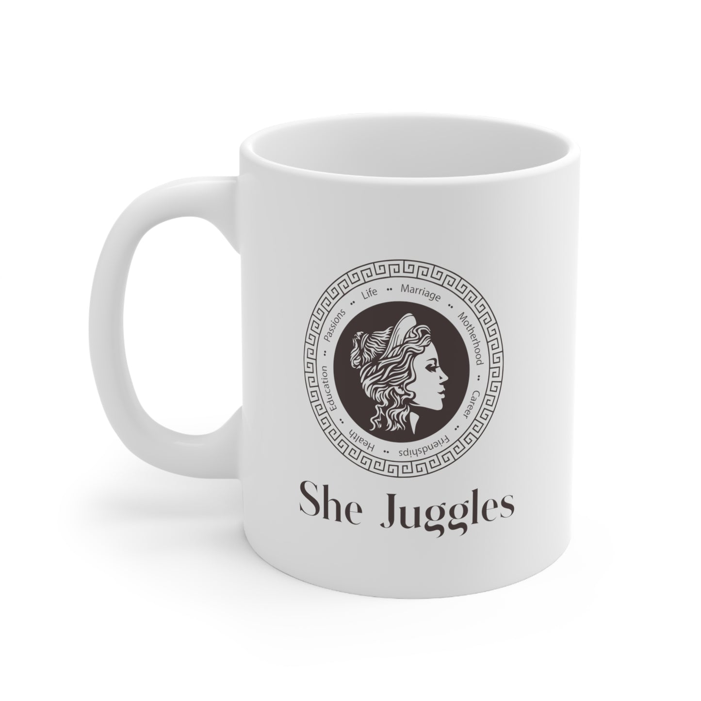 She Juggles 11 oz. Ceramic Mug