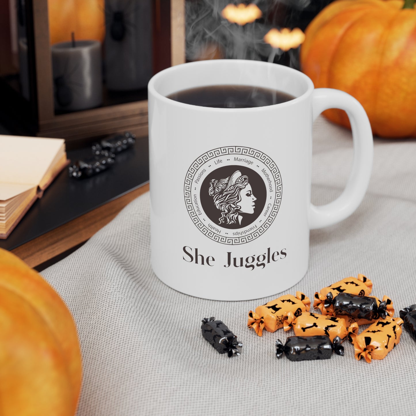 She Juggles 11 oz. Ceramic Mug