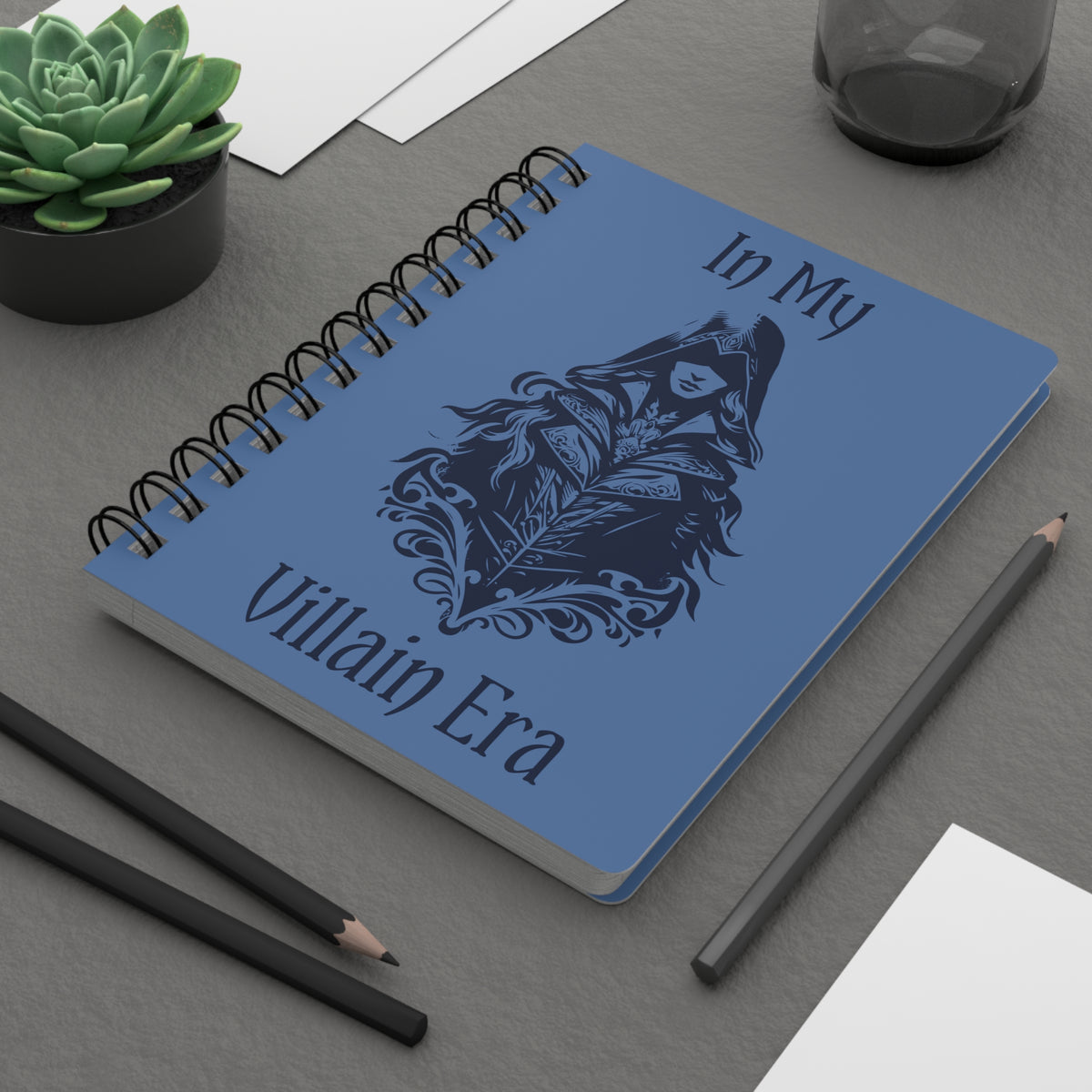 In My Villain Era Spiral Notebook - Ruled Line for Raging Souls