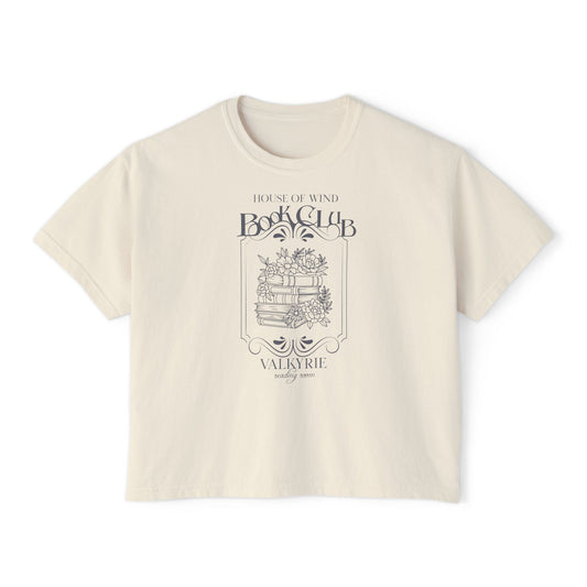 House of Wind Book Club Women's Boxy Crop T-Shirt