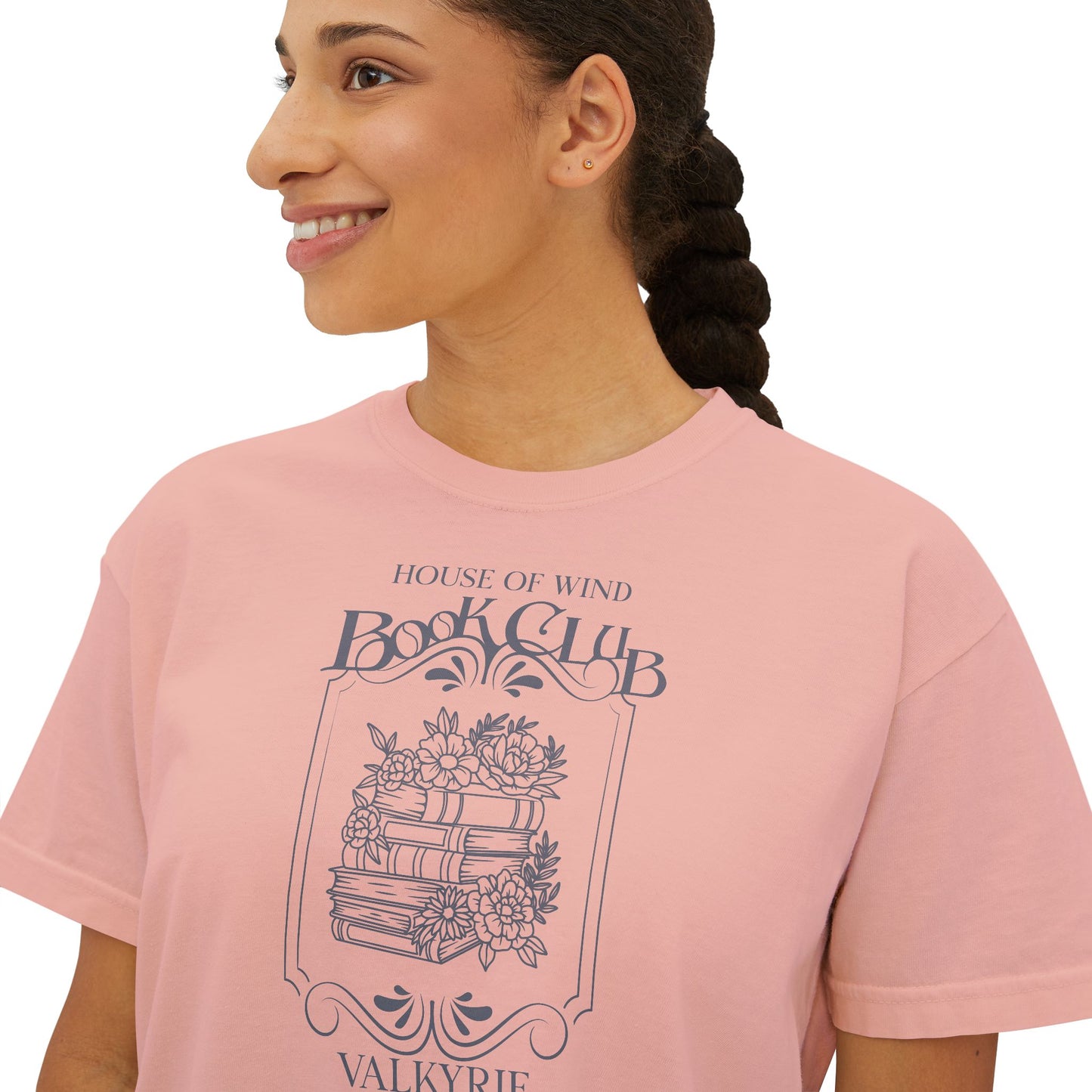 House of Wind Book Club Women's Boxy Crop T-Shirt