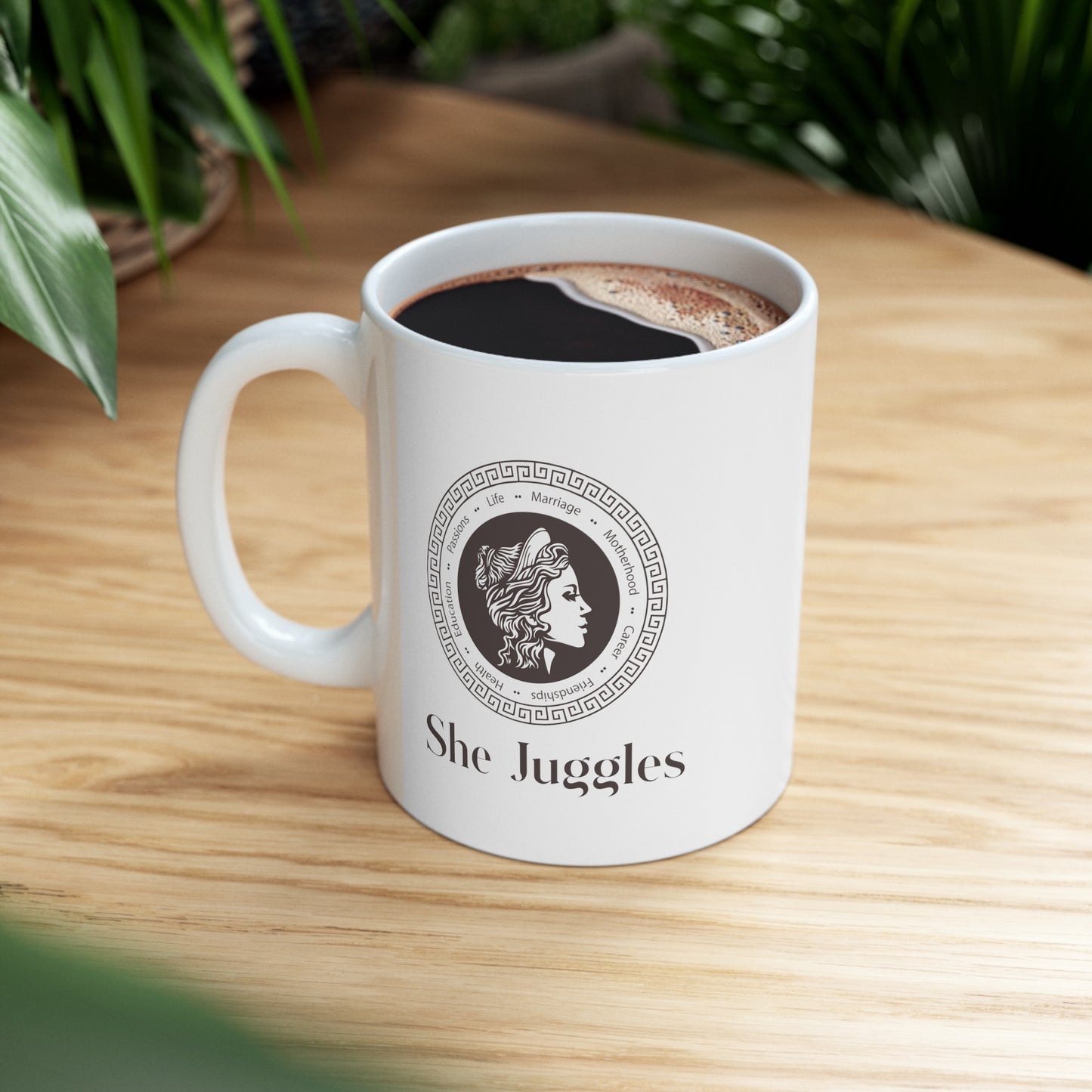 She Juggles 11 oz. Ceramic Mug