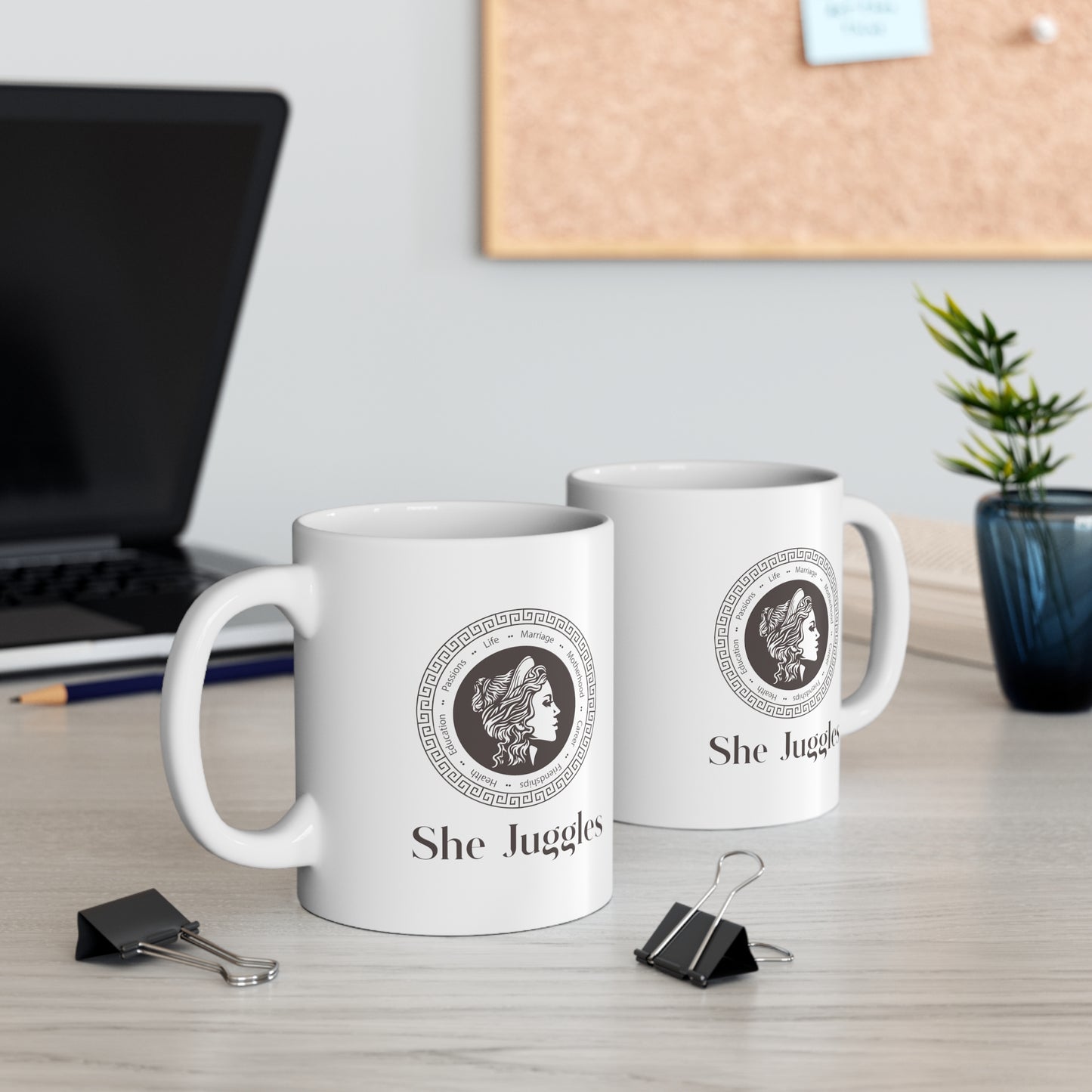 She Juggles 11 oz. Ceramic Mug