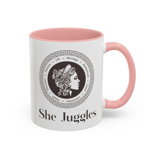 She Juggles Coffee Mug