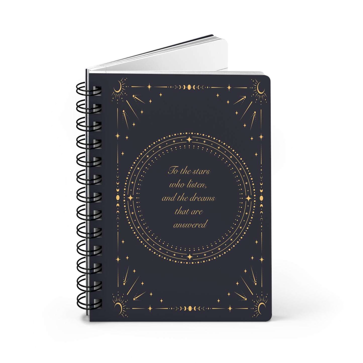 To the Stars Who Listen... Spiral Notebook