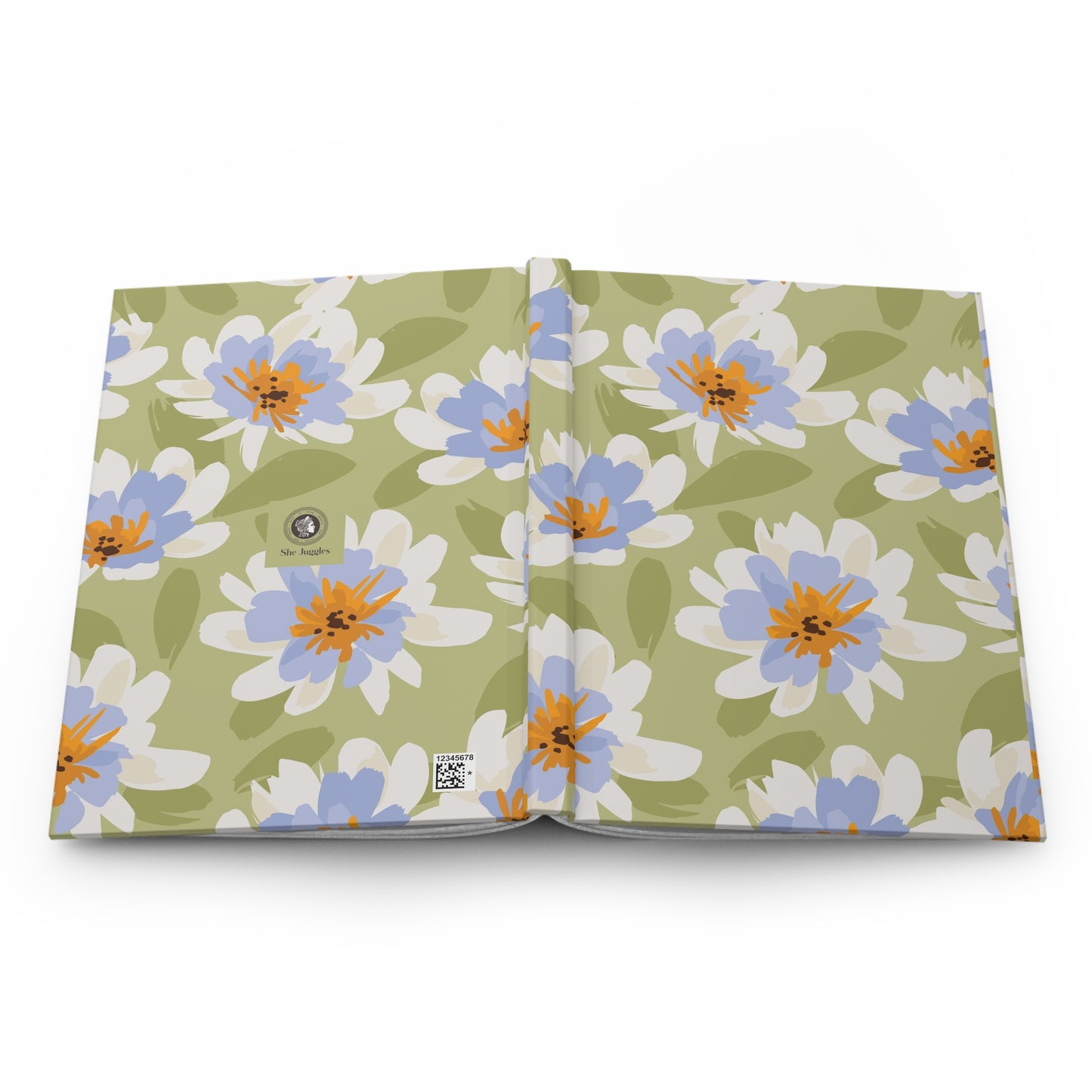 Spring Floral Hardcover Journal
