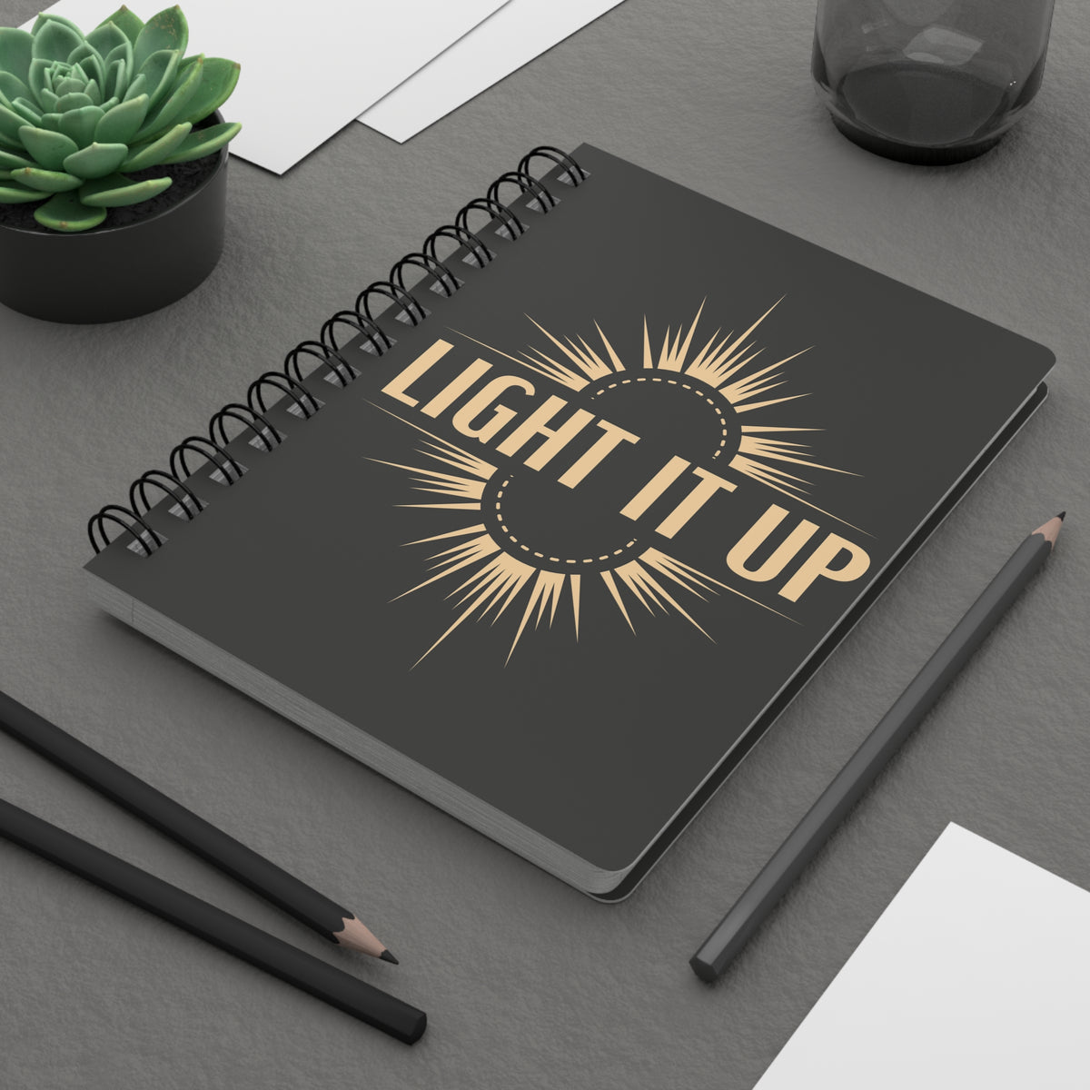 Light It Up Spiral Notebook Inspired by SJM's Crescent City