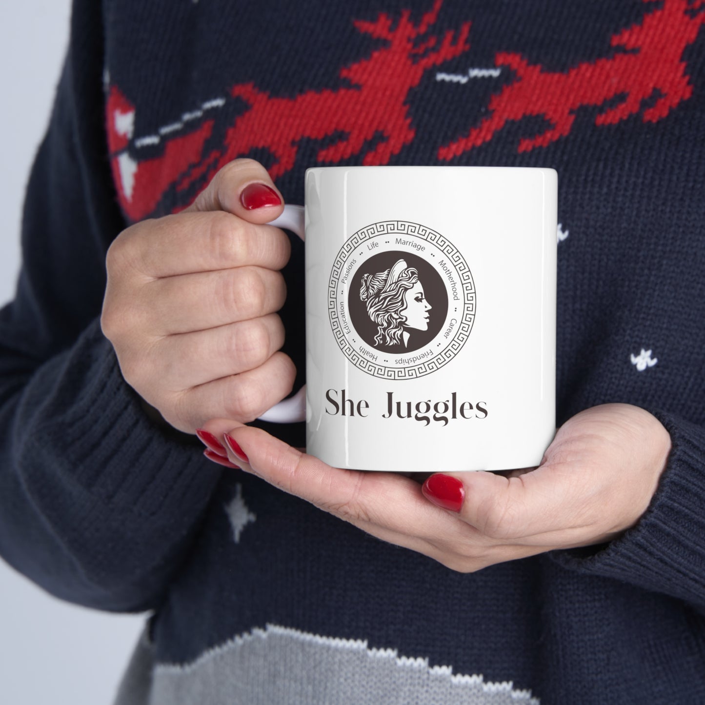 She Juggles 11 oz. Ceramic Mug