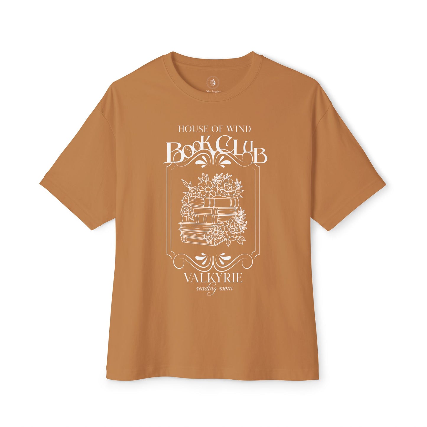 Women's House of Wind Book Club Oversized Boxy T-Shirt