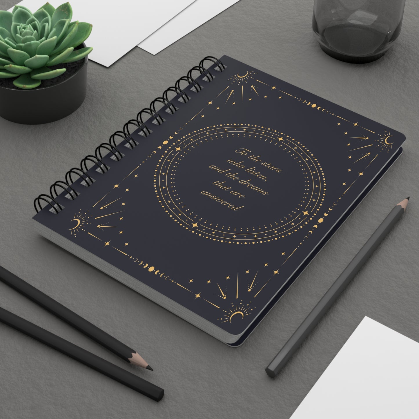 To the Stars Who Listen... Spiral Notebook