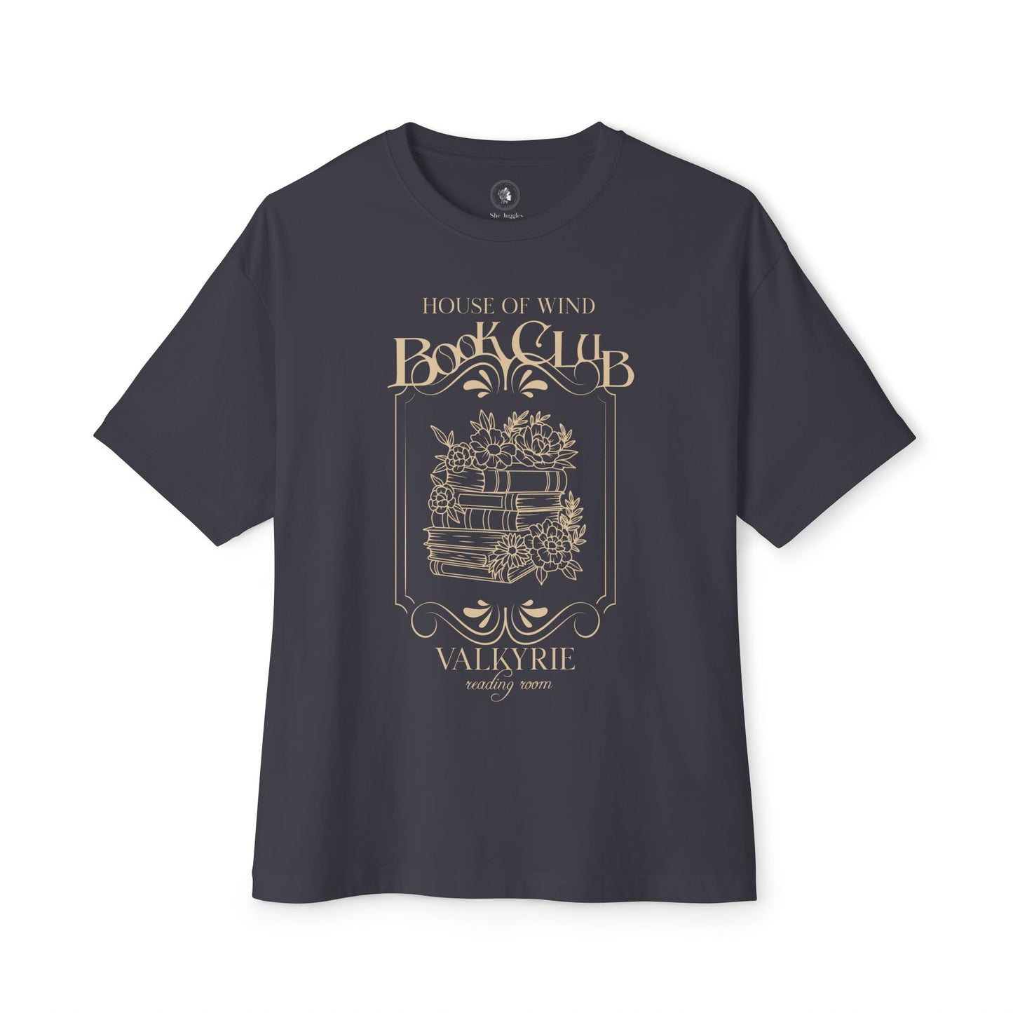 Women's House of Wind Book Club Oversized Boxy T-Shirt